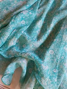 Beautiful Teal Floral skirt