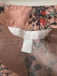 Floral Cold Shoulder Top