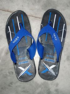 Black And Blue Flip Flop