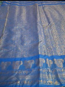 Blue Banarasi Saree
