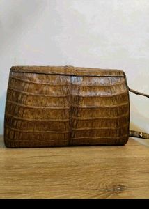 Vintage Crocodile Leather Crossbody Bag✨