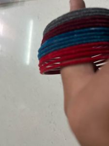 Pack Of 31 Metal With Velvet Bangle And One Set