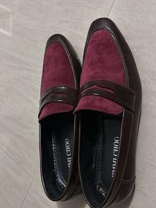 Jimmy Choo Burgundy Loafers