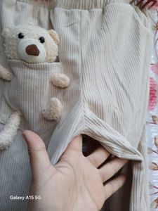 Cute Bear Pocket Pants