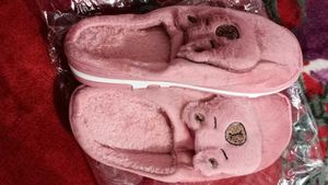Ultra-Soft Winter Teddy Bear Woman Slippers