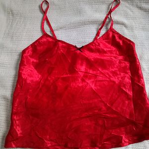 ♥️  Red 🔥 Hot  Sexy Satin Top