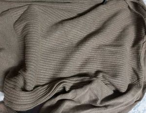 Ribbed Knit Hoodie