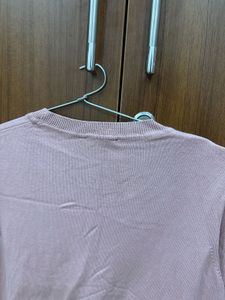 Tan Jay Knit Sweater - Pink