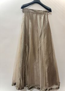 Elegant Pearl Embellished Skirt and blouse lehenga
