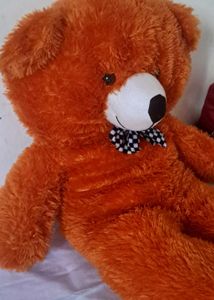 Orange Teddy Bear with Bowtie