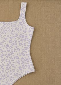 Leopard Print One-Piece Swimsuit
