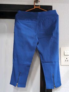 Comfortable Blue Cropped Pants