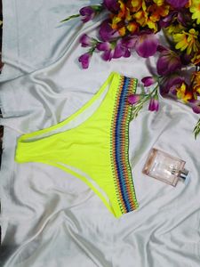 🇳🇿💫🎀Neon Yellow Bikini bottom