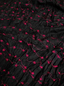 Navy Blue Embroidered Ethnic Skirt