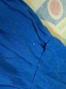 Blue Denim A-Line Skirt