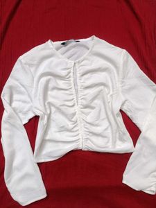 Zara Front Ruched Top