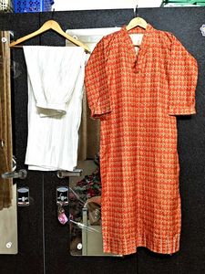 Sale Elegant Ethnic Kurta Set🧡🤍