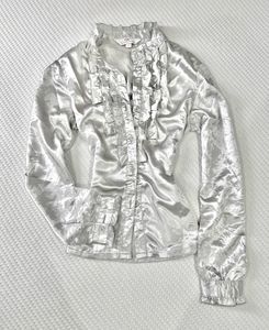 Victorian Satin Fitted Shirt