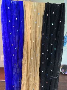 Sparkling Dupattas - Blue, Gold, Black