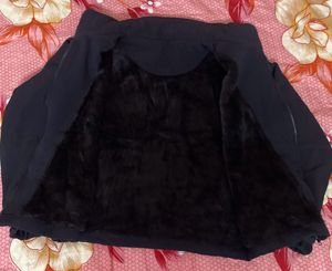 H&amp;M Black Winter Jacket with Inner Lining