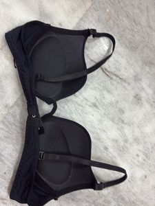 Black Padded wired Push-Up Bra