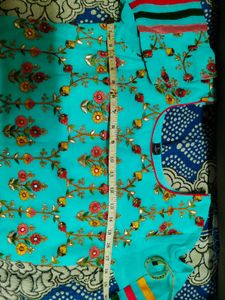 Stunning Turquoise Sharara Suit Price drop