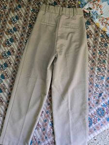 Chic Pleated Khaki Trousers