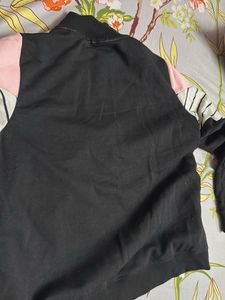 Color Block Zip-Up Sweatshirt