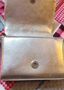 Chic Silver Quilted Crossbody Bag