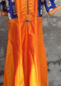 Beautiful Orange One Piece Dress 👗