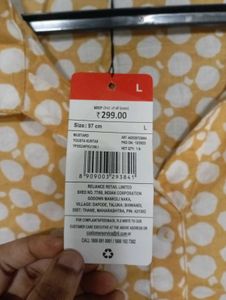 sleevless Yellow Polka Dot kurta