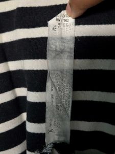 Zara Man Classic Striped Crewneck T-Shirt