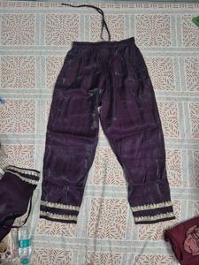 Elegant Purple Kurta Set