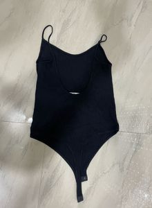 H&amp;M Sleek Black Bodysuit