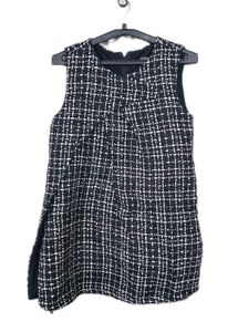 Chic Tweed Dress ( length  75cm)