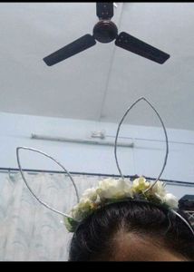 Floral Bunny hairband cat women girl