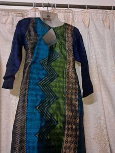 Stylish Blue &amp; Green Kurta