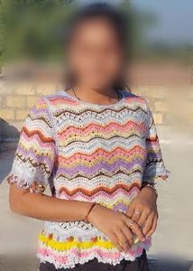 Colorful Crochet Top