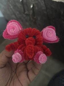 pipe cleaner handmade key chain