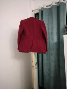 Classic Maroon Blazer