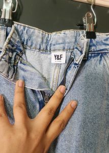 Light Wash Cargo Jeans