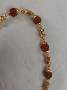 Artificial Gold Plated Rudraksha Bracelet