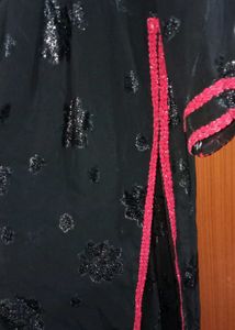 Naira Cut Black kurti❤️