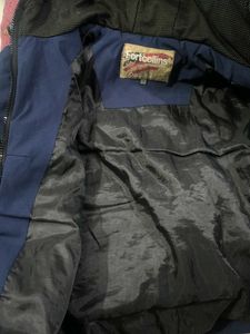 Blue Hooded Jacket