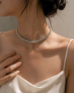 Elegant Rhinestone Choker Necklace