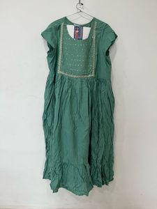 Green Sequined Kurta