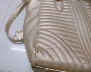 Gold Tote Bag