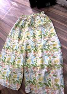 Boho Floral Print Plazo