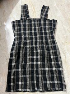 Plaid checked Mini Dress