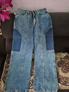 Patchwork baggy Jeans